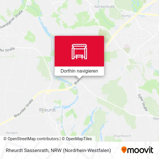 Rheurdt Sassenrath Karte