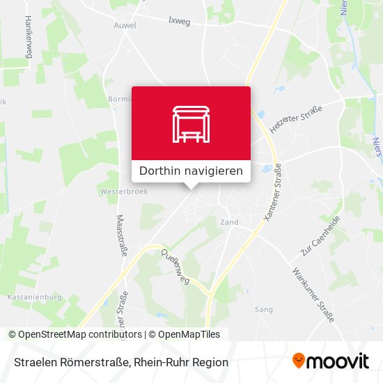 Straelen Römerstraße Karte