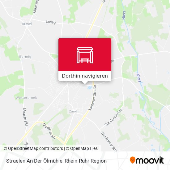 Straelen An Der Ölmühle Karte