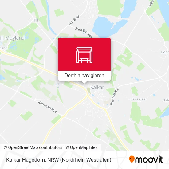 Kalkar Hagedorn Karte