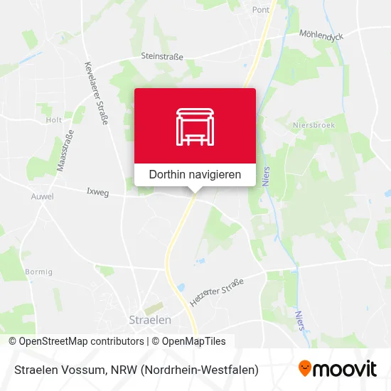 Straelen Vossum Karte