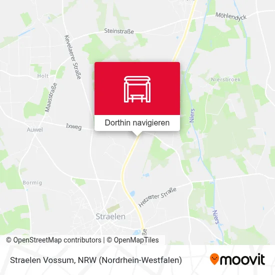 Straelen Vossum Karte