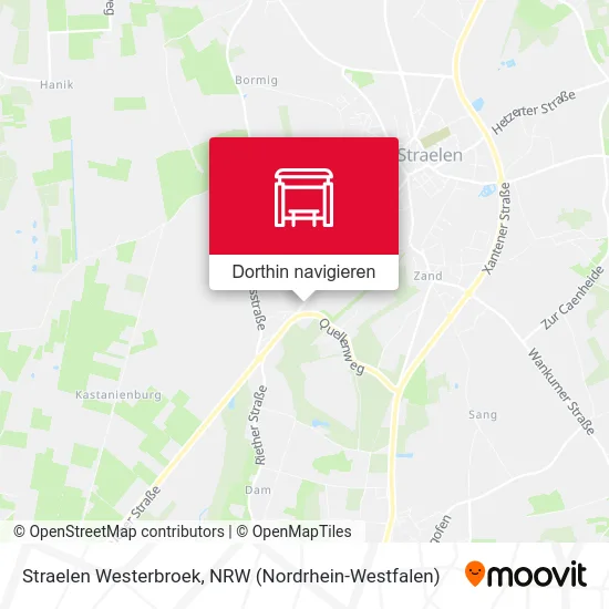 Straelen Westerbroek Karte