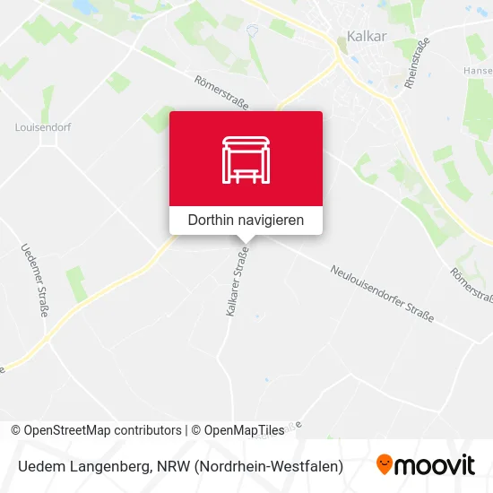 Uedem Langenberg Karte