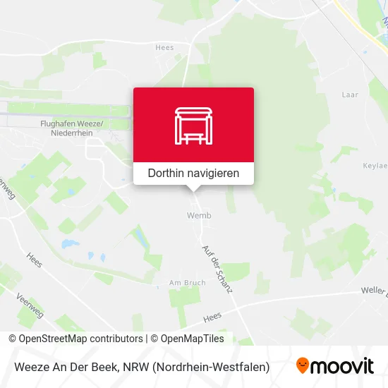 Weeze An Der Beek Karte