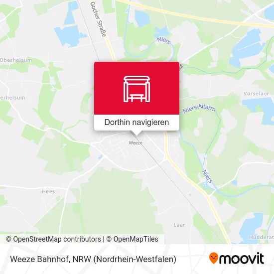 Weeze Bahnhof Karte
