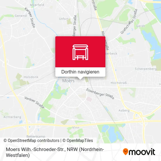 Moers Wilh.-Schroeder-Str. Karte