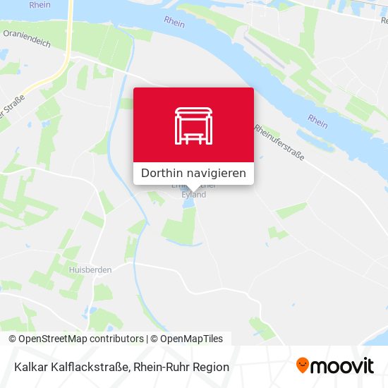 Kalkar Kalflackstraße Karte