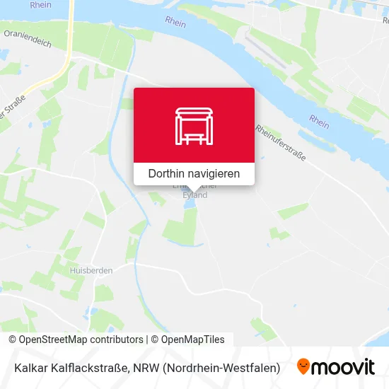 Kalkar Kalflackstraße Karte