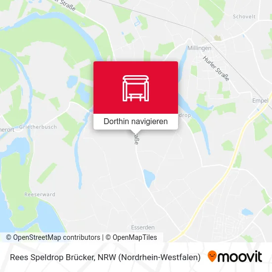 Rees Speldrop Brücker Karte