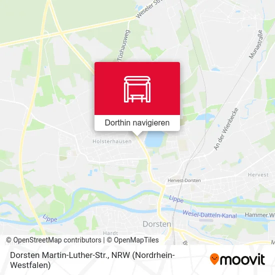 Dorsten Martin-Luther-Str. Karte
