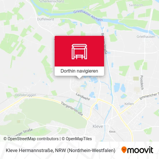 Kleve Hermannstraße Karte
