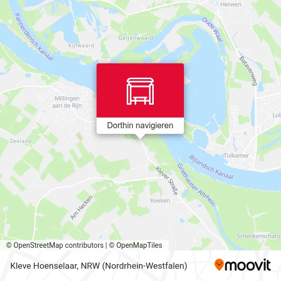 Kleve Hoenselaar Karte
