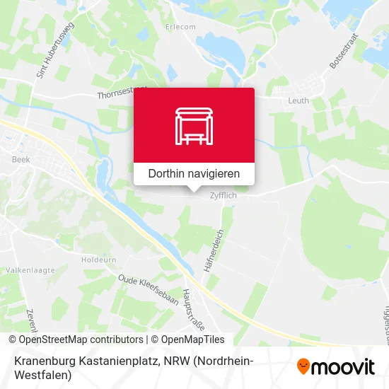 Kranenburg Kastanienplatz Karte