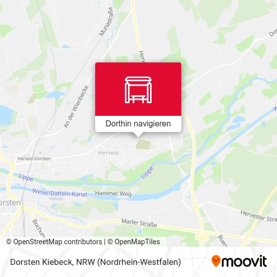 Dorsten Kiebeck Karte