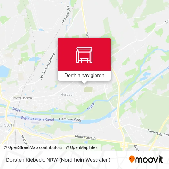 Dorsten Kiebeck Karte