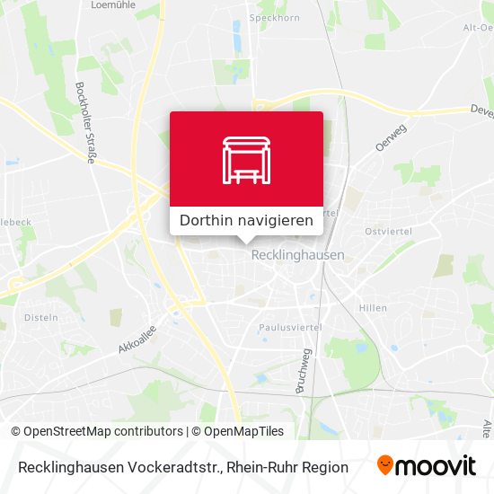 Recklinghausen Vockeradtstr. Karte