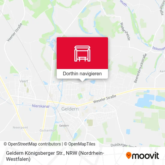 Geldern Königsberger Str. Karte