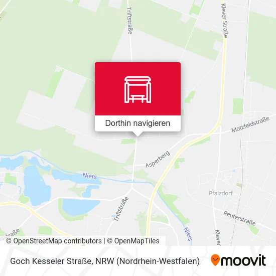 Goch Kesseler Straße Karte