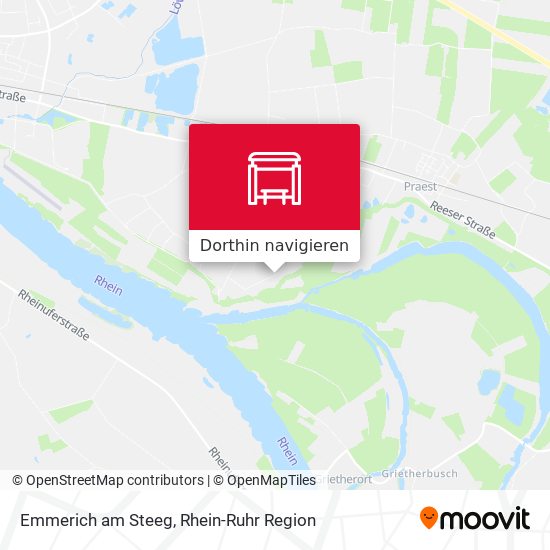 Emmerich am Steeg Karte