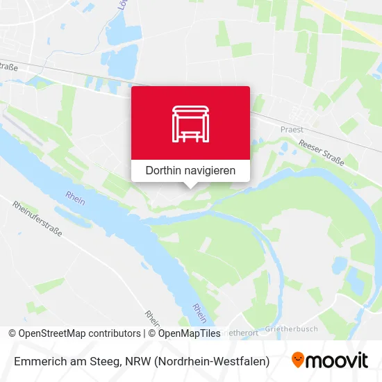 Emmerich am Steeg Karte