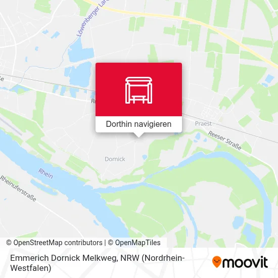 Emmerich Dornick Melkweg Karte