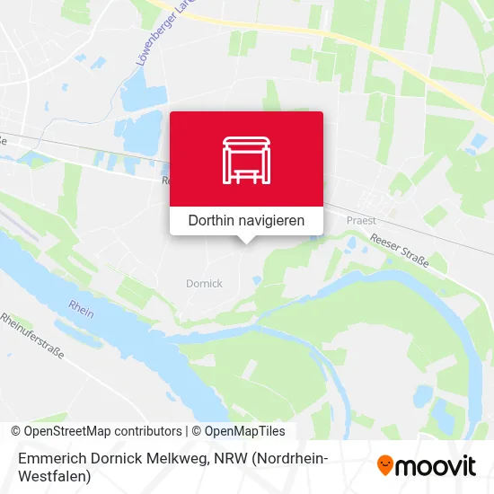 Emmerich Dornick Melkweg Karte