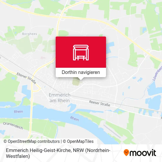 Emmerich Heilig-Geist-Kirche Karte