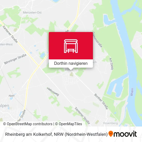 Rheinberg am Kolkerhof Karte