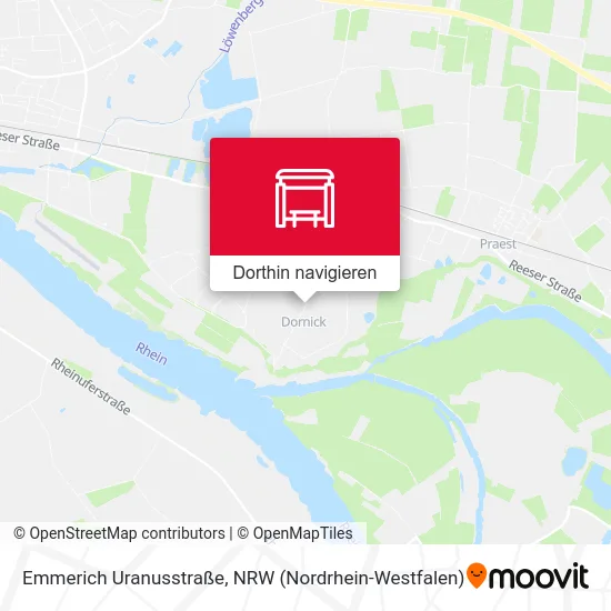 Emmerich Uranusstraße Karte