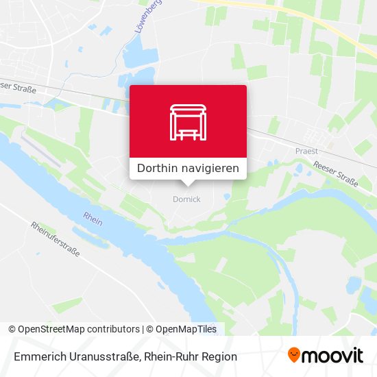 Emmerich Uranusstraße Karte