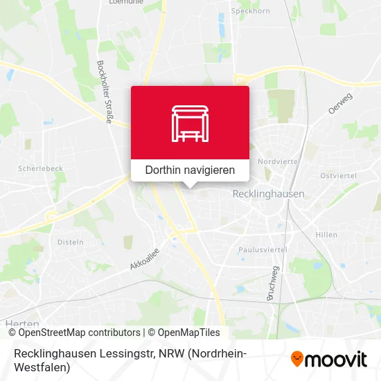 Recklinghausen Lessingstr Karte
