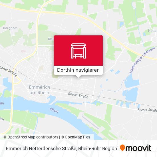 Emmerich Netterdensche Straße Karte