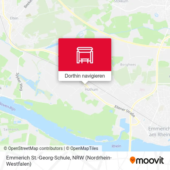 Emmerich St.-Georg-Schule Karte