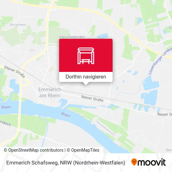 Emmerich Schafsweg Karte