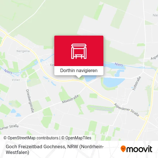 Goch Freizeitbad Gochness Karte