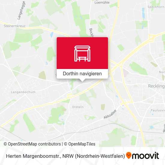 Herten Margenboomstr. Karte