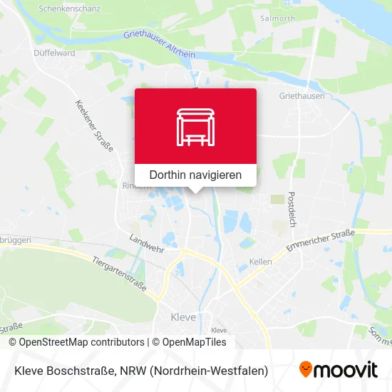 Kleve Boschstraße Karte