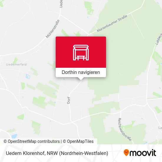 Uedem Klorenhof Karte