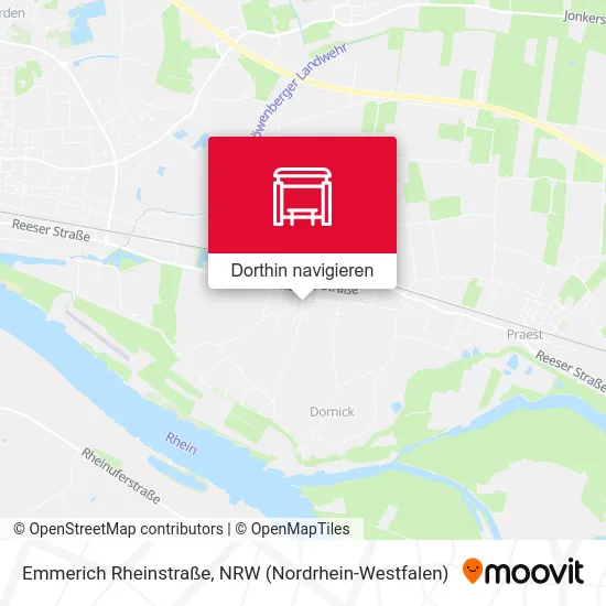 Emmerich Rheinstraße Karte