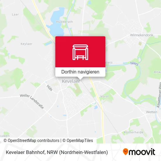 Kevelaer Bahnhof Karte