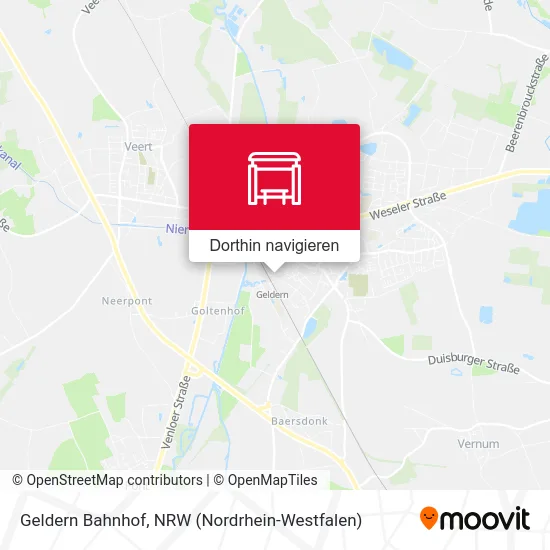 Geldern Bahnhof Karte