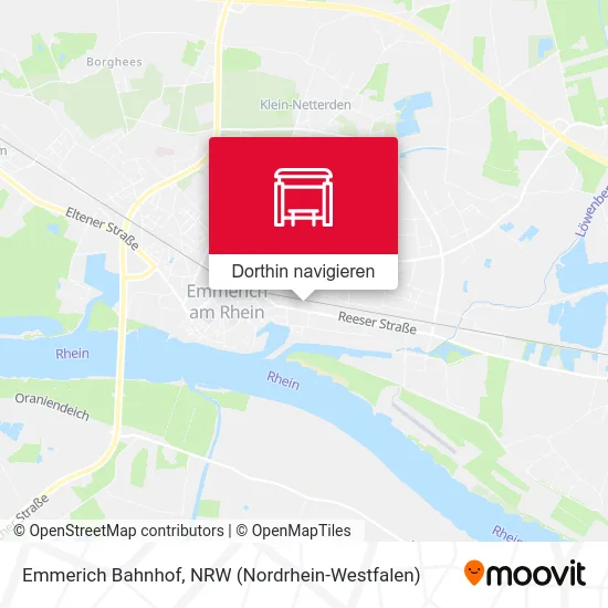 Emmerich Bahnhof Karte