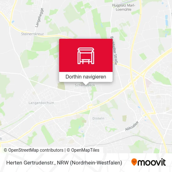 Herten Gertrudenstr. Karte