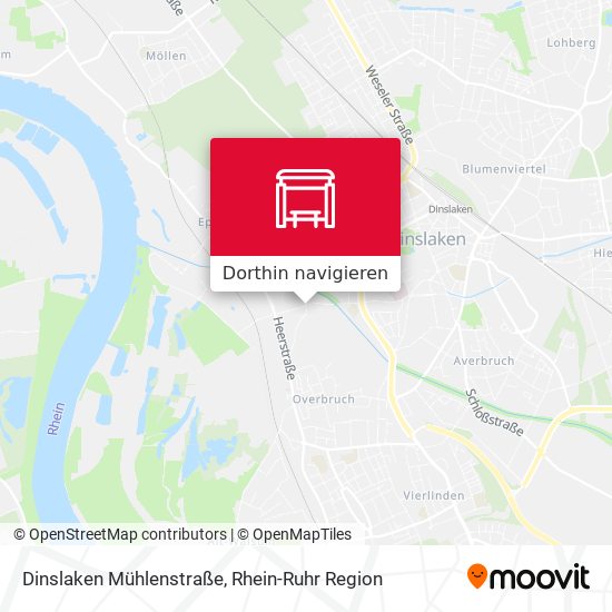 Dinslaken Mühlenstraße Karte