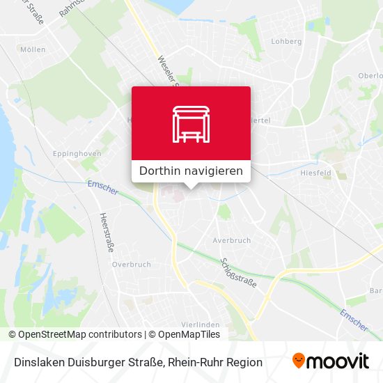 Dinslaken Duisburger Straße Karte