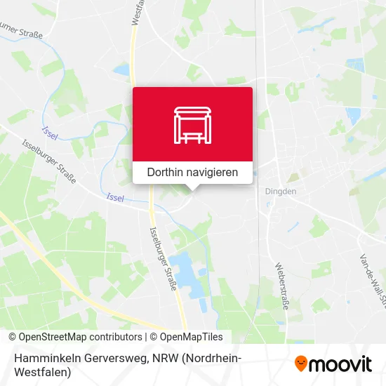 Hamminkeln Gerversweg Karte