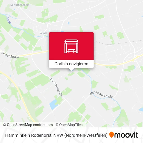 Hamminkeln Rodehorst Karte