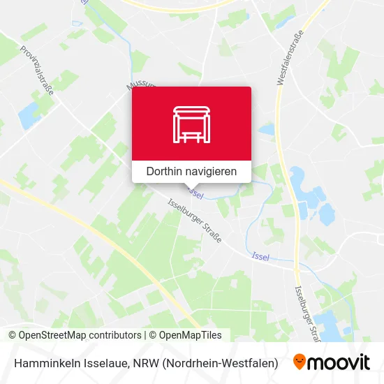 Hamminkeln Isselaue Karte