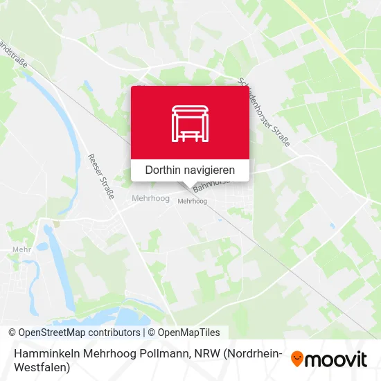 Hamminkeln Mehrhoog Pollmann Karte